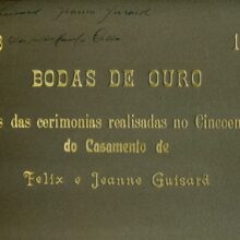 Casal Félix e Jeanne Guisard nas Bodas de Ouro